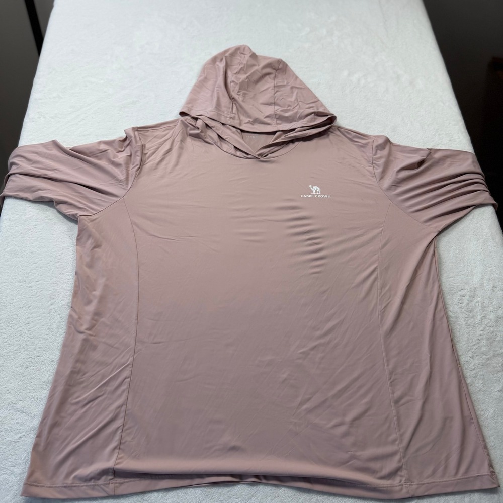 Camel Crown Quick-Drying Sun Hoodie Womens XXXL Mauve Good UV Protection